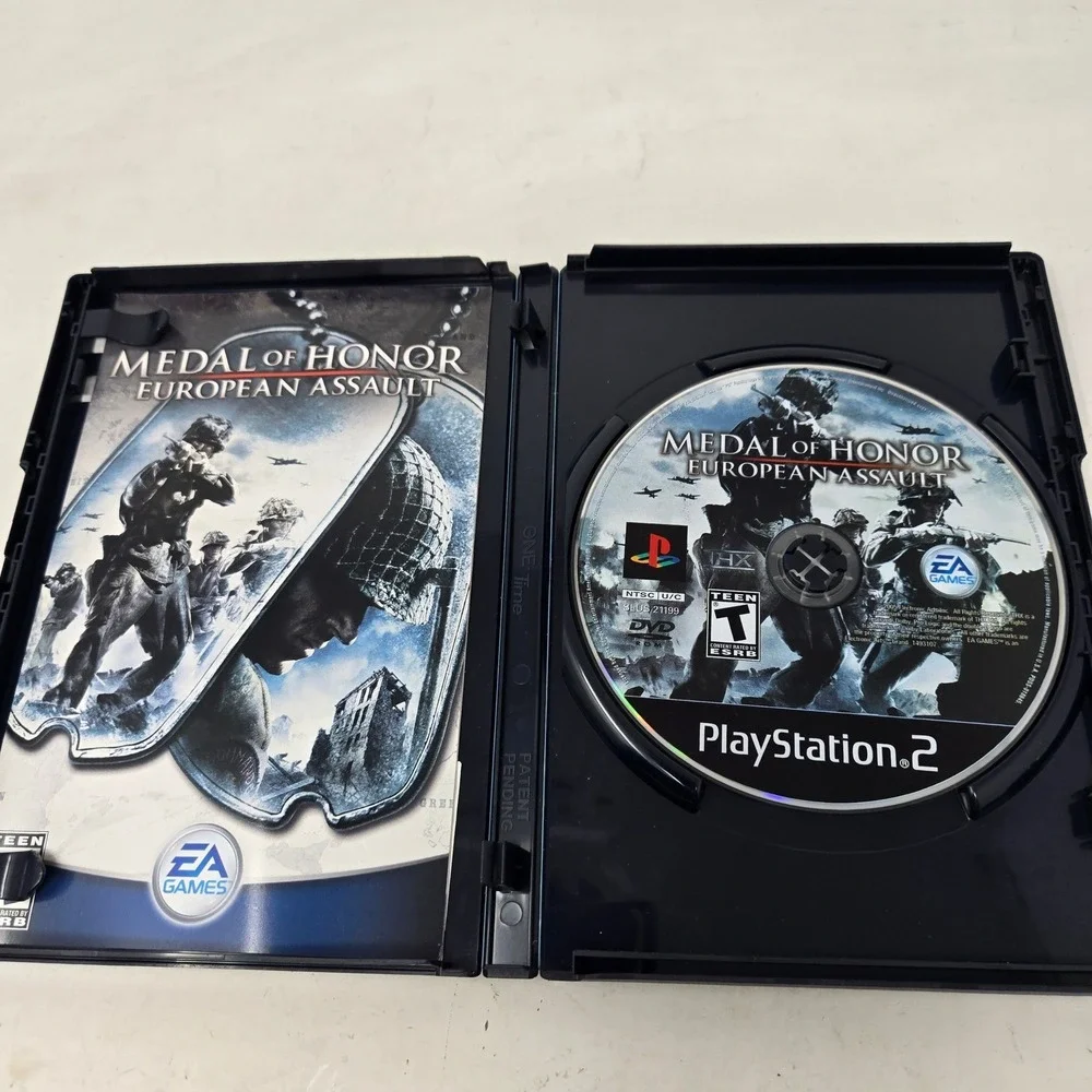 Medal of Honor European Assault PlayStation 2 PS2 EA Games‎ WWII Shooter CIB